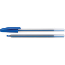 Ручка масляная Economix Line E10196-02 синяя 50/1000шт/уп
