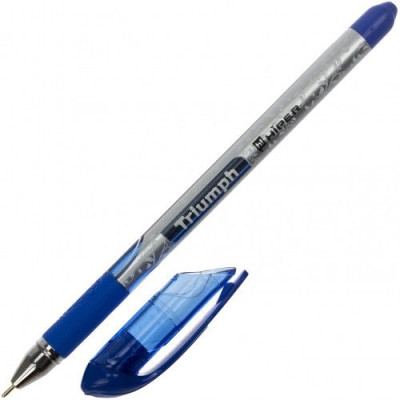 Ручка масляна Hiper Triumph HO-195 синя 50шт/уп - 20957 Hiper
