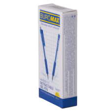 Ручка гелевая автоматическая TARGET, 0,5 мм, рез.грип, синие чернила