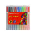 Набір гелевих ручок в пластиковому боксі,  24 неонових, класичних кольорів та з блискітками - MX11987 Maxi