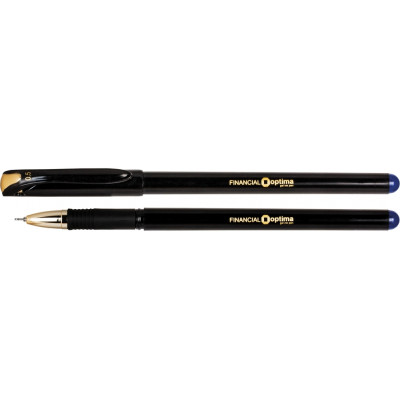 Ручка гелева OPTIMA FINANTIAL 0,5 мм, пише синім - O15637-02 Optima