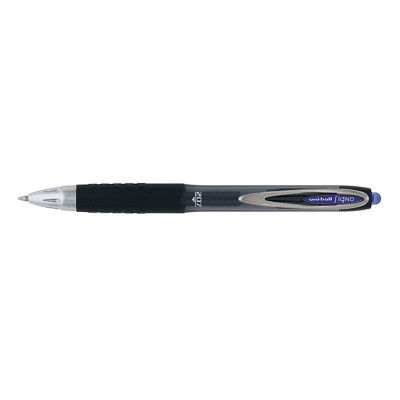 Ручка гелевая автоматическая Signo 207, 0.5мм, пишет синим - UMN-207.(05).Blue UNI