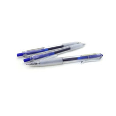 Ручка гелевая TG31072-0.5 прозрачный грип синяя 0,5 мм