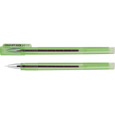 Ручка гелевая Economix PIRAMID зеленая