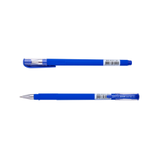 Ручка гелева FOCUS, RUBBER TOUCH, 0,5 мм, синє чорнило
