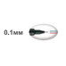Лайнер PiN fine line, 0.1мм, пишет черным - PIN01-200.Black UNI