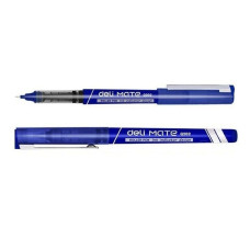 Ручка ролер Deli EQ20230 Mate 0,5мм синя 77581