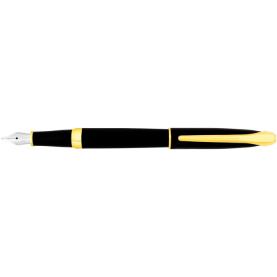 Ручка перова Geneva, чорна з золотистим - O16017-15 Cabinet