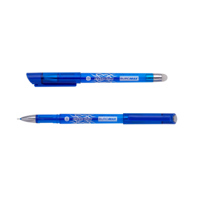 Ручка гелева "Пиши-Стирай" ERASE SLIM, 0,5 мм, синє чорнило - 606366 Buromax