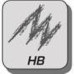 Карандаш графитовый BLACK PEPS HB, с ластиком - MP.851721 Maped