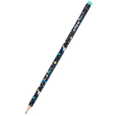 Олівець графітний з гумкою Space, 36шт., туба