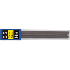 Стержні до механічного олівця ECONOMIX HB 0,5 мм  (12 шт. в тубусі)