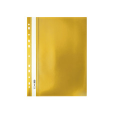 Папка-швидкозшивач А4 з перфорацією жовта