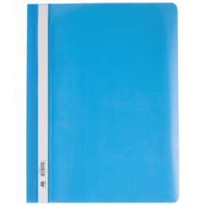Папка-швидкозшивач з механізмом "усики", А4, 120/160 мкм, блакитна