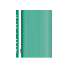 Папка-скоросшиватель глянец А5 с перфорацией зеленая
