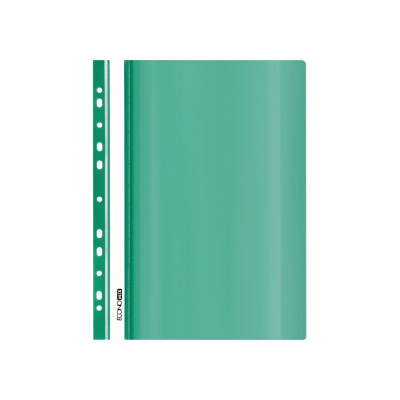 Папка-швидкозшивач глянець А5 з перфорацією зелена - E31506-04 Economix