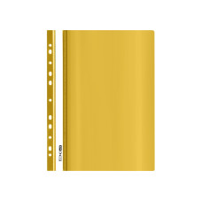 Папка-швидкозшивач глянцевий А4 з перфорацією жовта