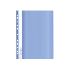 Папка-скоросшиватель А4 Economix Light с перфорацией, синяя