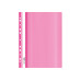 Папка-скоросшиватель глянцевые А4 с перфорацией розовая - E31510-09 Economix