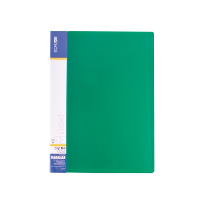 Папка-скоросшиватель А4 пластиковая CLIP А Light, зеленая - E31207-04 Economix