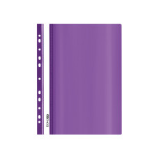 Папка-скоросшиватель глянцевые А4 с перфорацией фиолетовая
