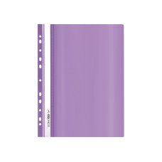 Папка-скоросшиватель А4 Economix Light с перфорацией, фиолетовая