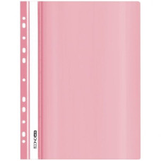 Скоросшиватель пластиковый с перфорацией А4 Economix 31510-89 пастельно-розовый 30/300шт/уп