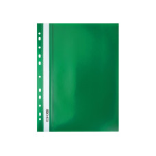 Папка-скоросшиватель А4 с перфорацией зеленая