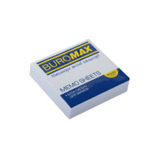 Блок белой бумаги для записей, JOBMAX 80х80х20 мм, не склеенный