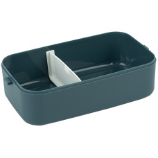 Ланчбокс подвійний з наповненням 2000 мл, синій