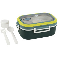 Ланчбокс з роздільником 1100 мл, зелений