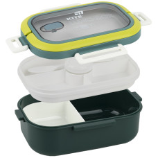 Ланчбокс з роздільником 1100 мл, зелений
