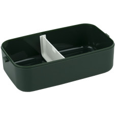 Ланчбокс подвійний з наповненням 2000 мл, зелений