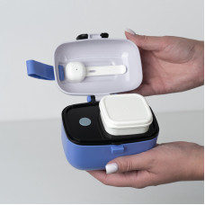 Ланчбокс 450 мл, синій