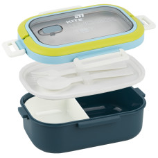 Ланчбокс з роздільником 1100 мл, синій
