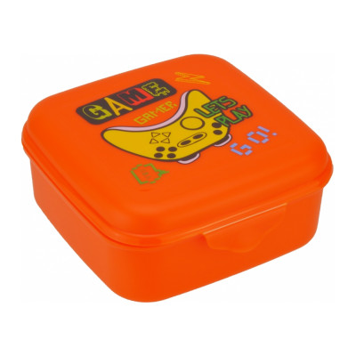 Ланч-бокс (контейнер для еды) ECONOMIX GAME 850 мл, оранжевый - E98398 Economix