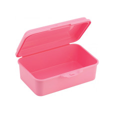 Ланч-бокс (контейнер для еды) ECONOMIX SNACK 750 мл, пастельно розовый