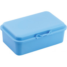 Набор ланч-бокс (контейнер для еды) ECONOMIX SNACK 750 мл, пастельно голубой + серия наклеек Украина