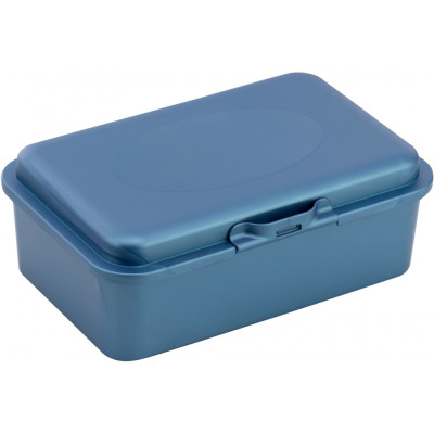 Ланч-бокс (контейнер для еды) ECONOMIX SNACK 750 мл, синий металлик E98381