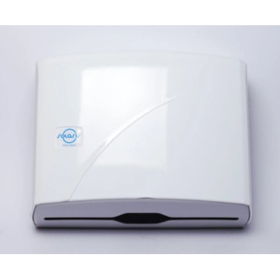 Диспенсер для бумажных Z-полотенец, 245x95x225, белый Solaris