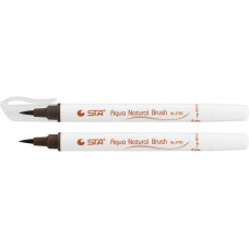 Маркер-пензлик акварельний STA 3700 AQUA NATURAL BRUSH 3700, шоколадний