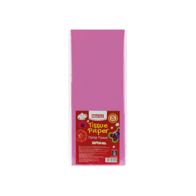 Бумага тишью, 17г/м, 5 листков 50*70 см, цвет пастельный фиолетовый - MX61807 Maxi