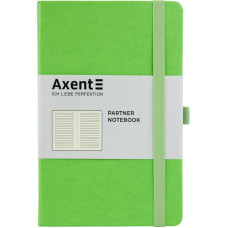 Книга записная Axent Partner 8308-09-A, A5-, 125x195 мм, 96 листов, линия, твердая обложка, салатовая