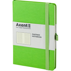 Книга записная Axent Partner 8308-09-A, A5-, 125x195 мм, 96 листов, линия, твердая обложка, салатовая
