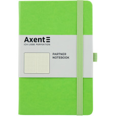 Книга записная Axent Partner 8306-09-A, A5-, 125x195 мм, 96 листов, точка, твердая обложка, салатовая