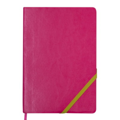 Блокнот деловой LOLLIPOP, L2U, А5, 96 л., линия, розовый, иск. кожа - BM.295203-10 Buromax