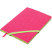Блокнот діловий LOLLIPOP А5, 96 арк, лінія, обкладинка штучна шкіра, рожевий - BM.295203-10 Buromax