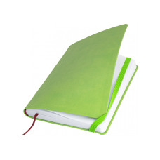 Деловая записная книжка VIVELLA, А5, мягкая обложка, резинка, белый блок линия, фисташковый