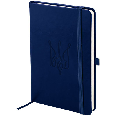 Записна книга Partner Lux, 125*195, 96 арк, кл, синій, Воля