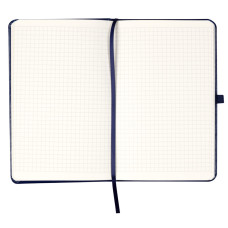 Записна книга Partner Lux, 125*195, 96 арк, кл, синій, Воля